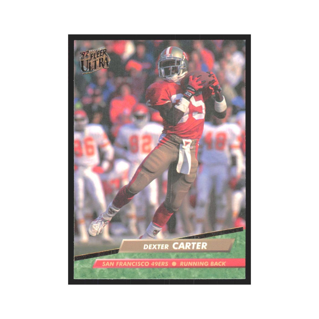 Dexter Carter 1992 Fleer Ultra #359 Football Cards Football Card NM