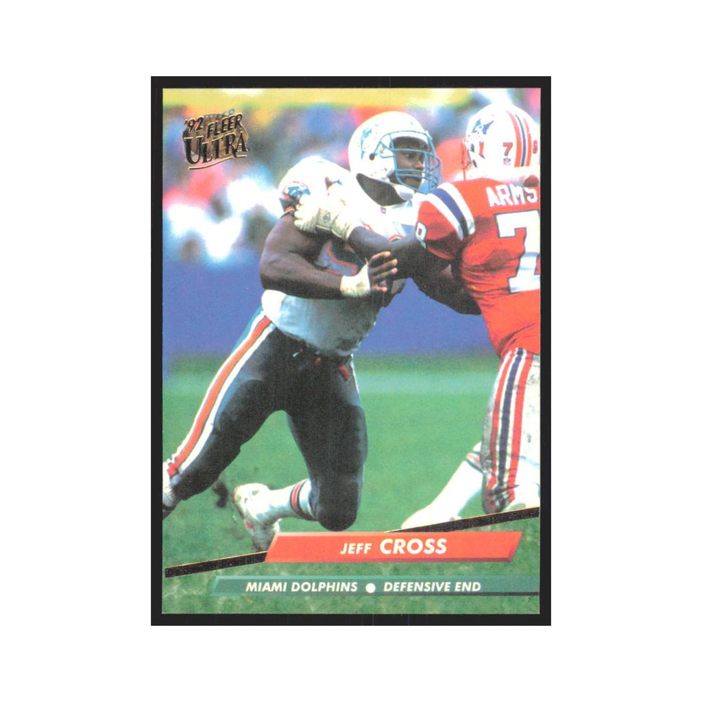 Jeff Cross 1992 Fleer Ultra #218 Football Cards Football Card NM