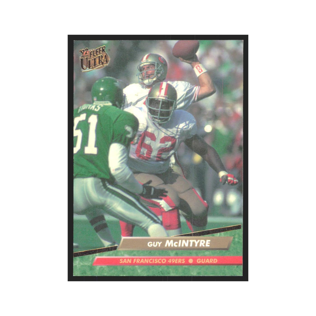 Guy McIntyre 1992 Fleer Ultra #366 Football Cards Football Card NM