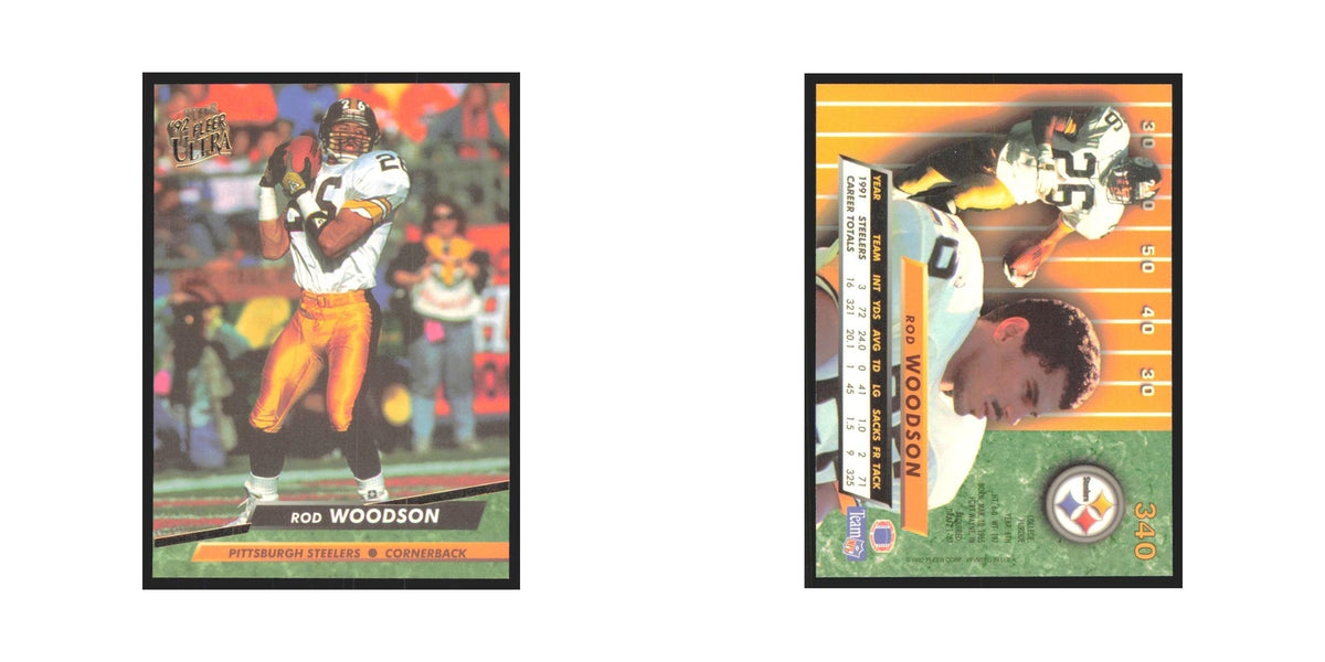 Rod Woodson 1992 Fleer Ultra #340 Football Cards Football Card NM