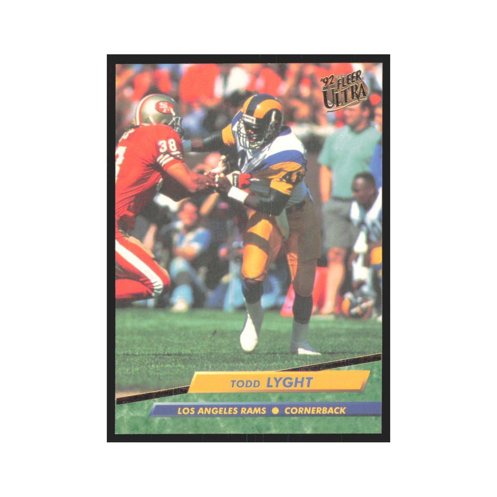 Todd Lyght 1992 Fleer Ultra #211 Football Cards Football Card NM