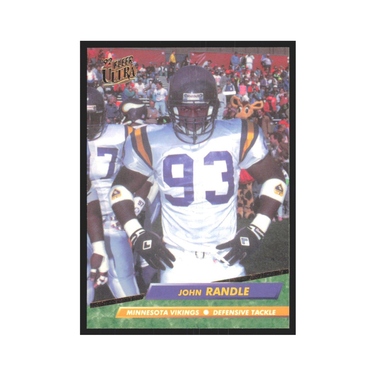 John Randle 1992 Fleer Ultra #241 Football Cards Football Card NM