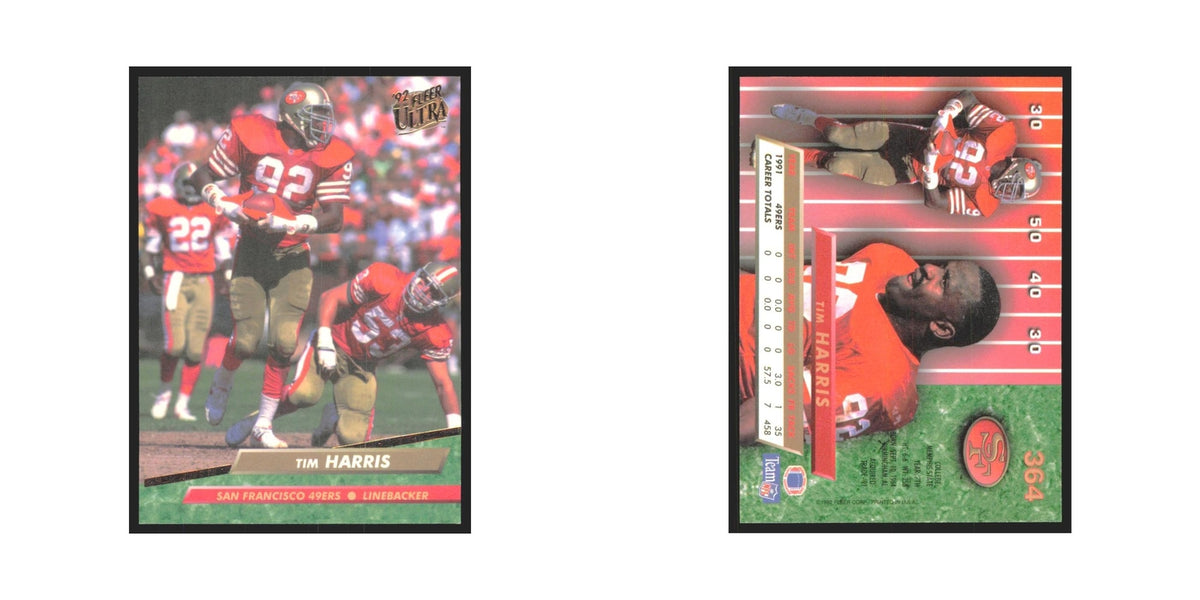 Tim Harris 1992 Fleer Ultra #364 Football Cards Football Card NM