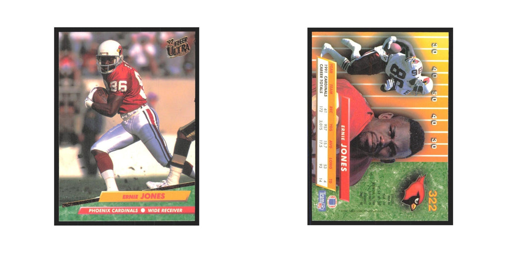 Ernie Jones 1992 Fleer Ultra #322 Football Cards Football Card NM
