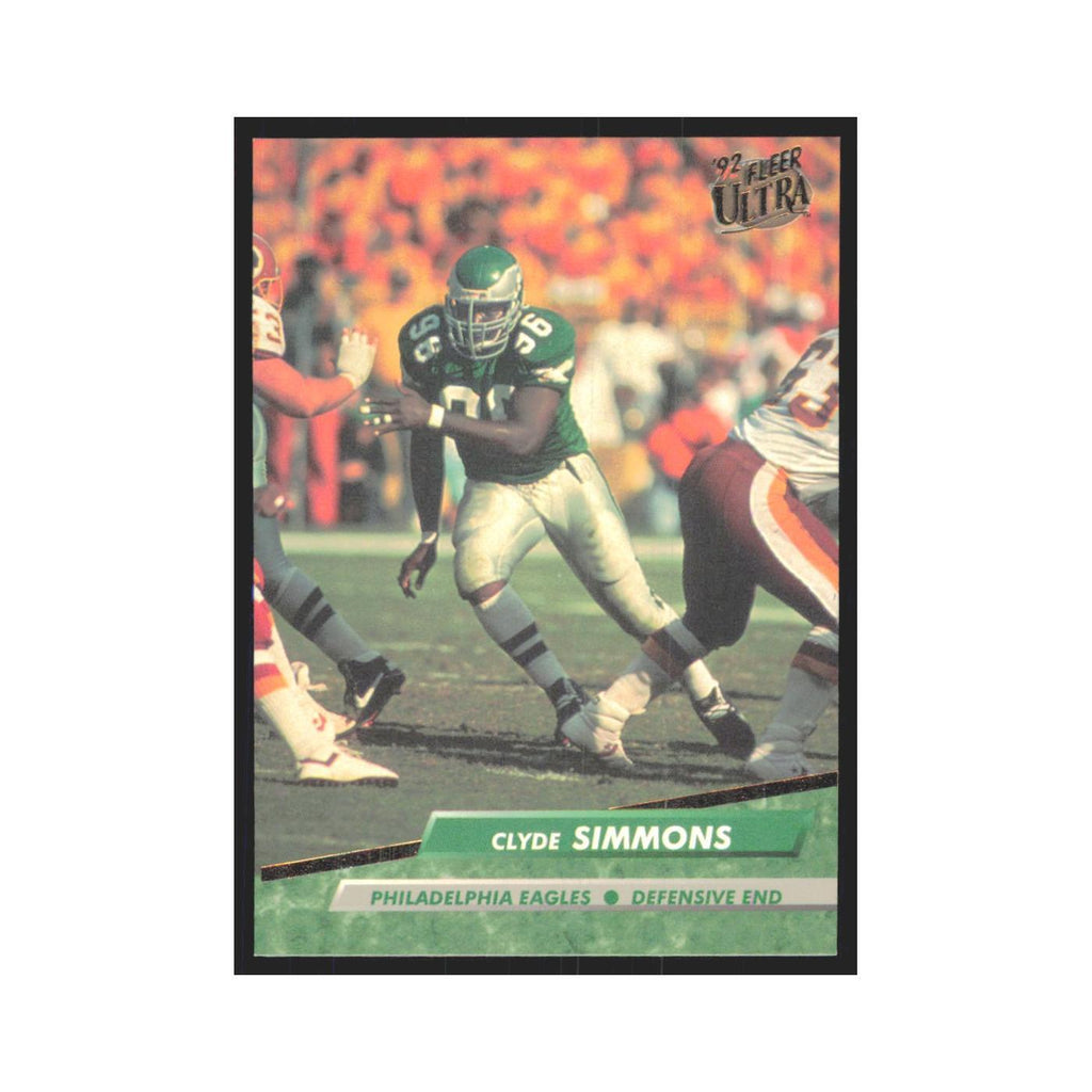 Clyde Simmons 1992 Fleer Ultra #313 Football Cards Football Card NM