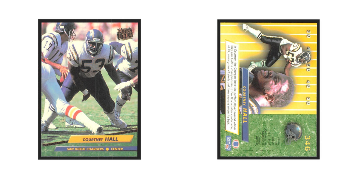 Courtney Hall 1992 Fleer Ultra #346 Football Cards Football Card NM
