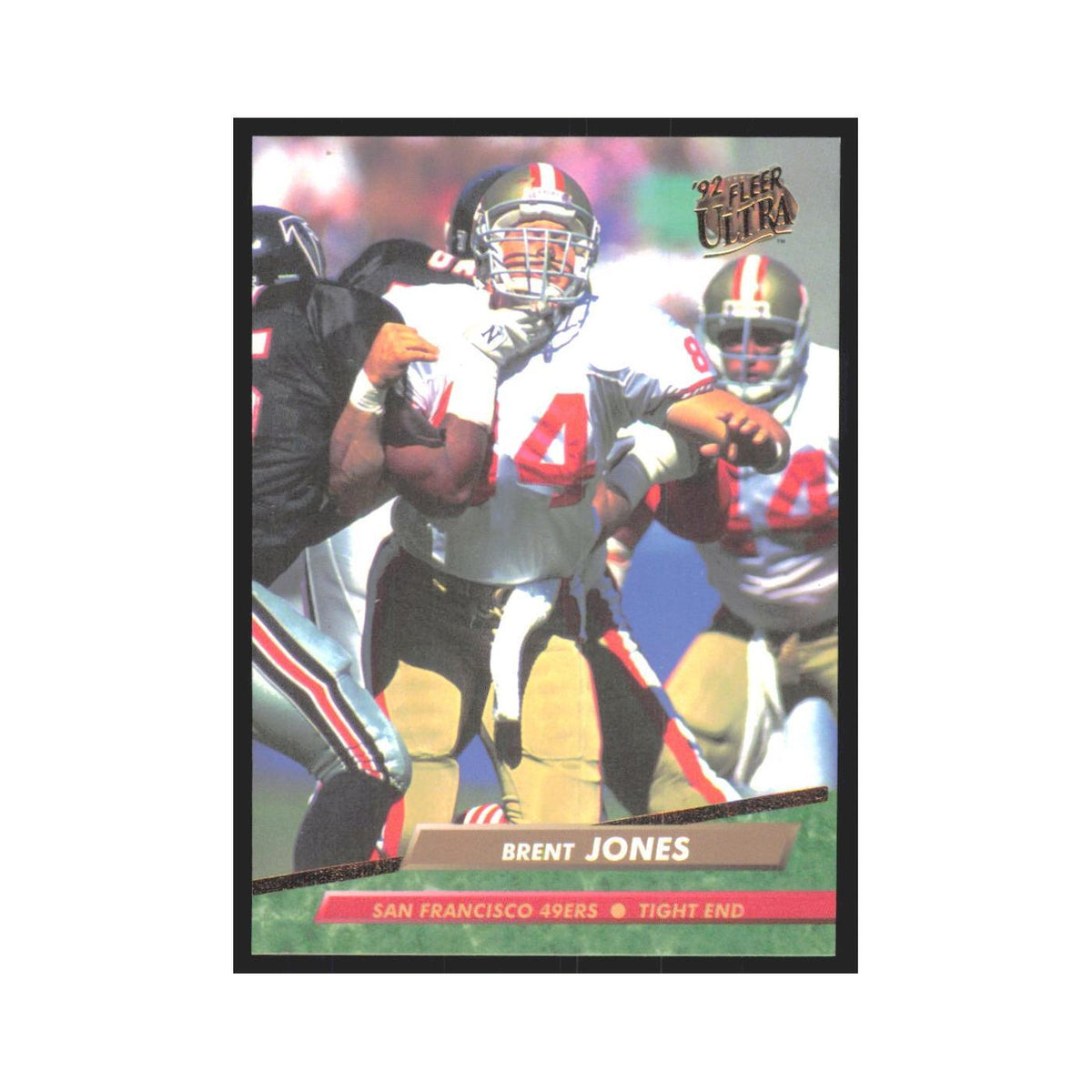 Brent Jones 1992 Fleer Ultra #365 Football Cards Football Card NM