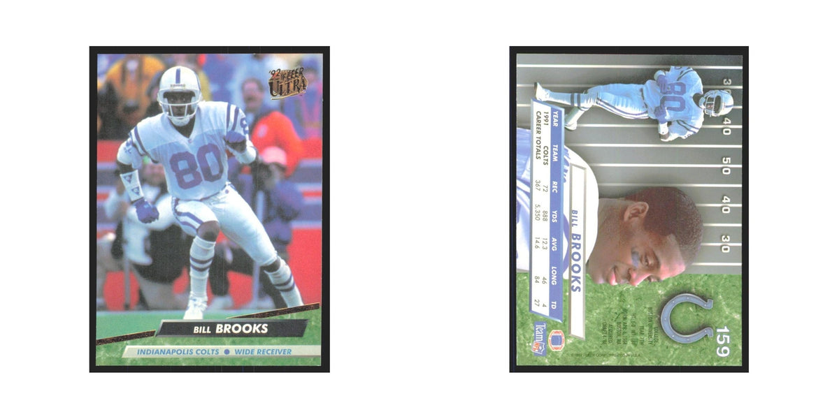 Bill Brooks 1992 Fleer Ultra #159 Football Cards Football Card NM