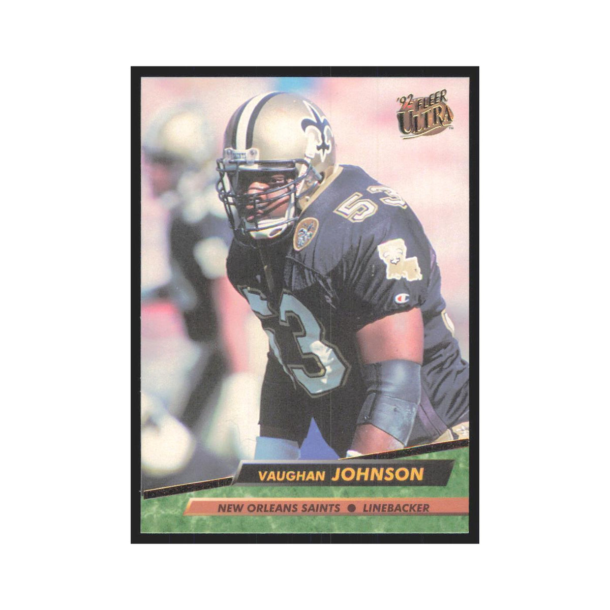 Vaughan Johnson 1992 Fleer Ultra #264 Football Cards Football Card NM