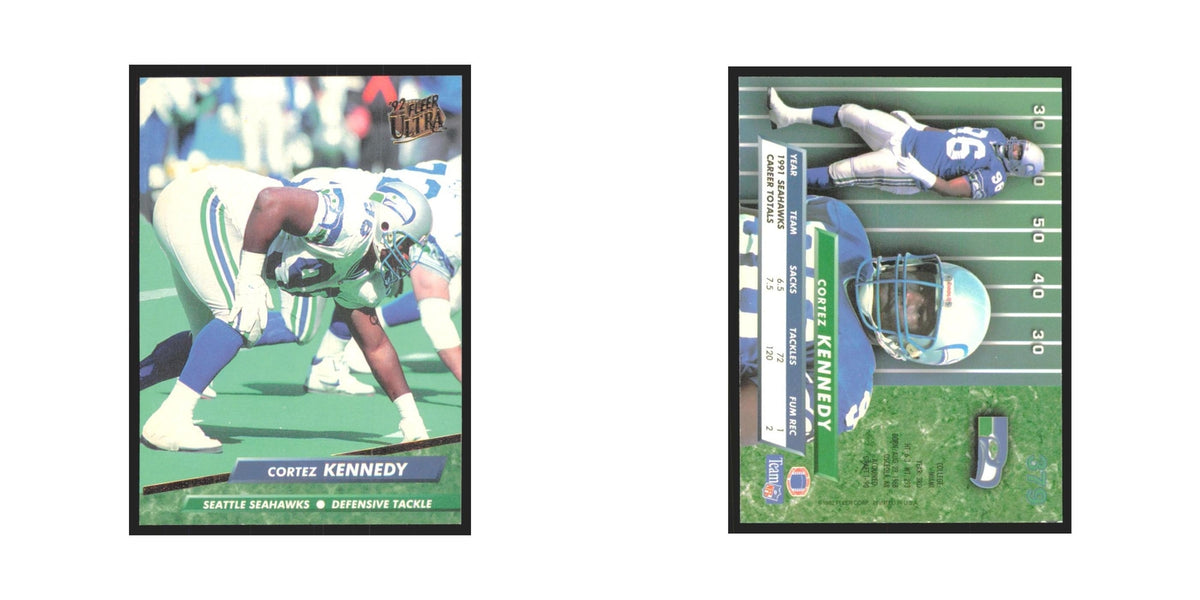 Cortez Kennedy 1992 Fleer Ultra #379 Football Cards Football Card NM