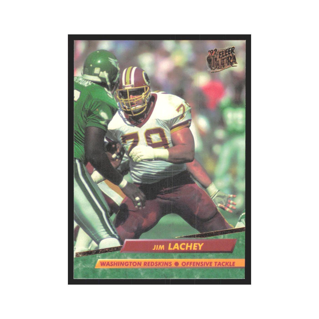 Jim Lachey 1992 Fleer Ultra #406 Football Cards Football Card NM