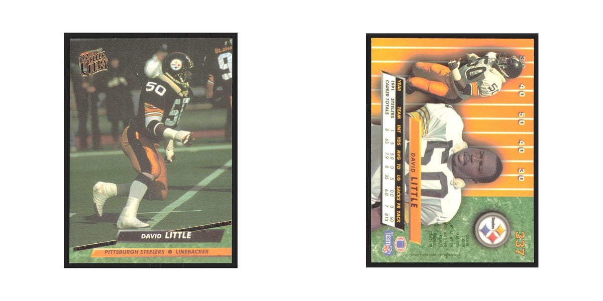 David Little 1992 Fleer Ultra #337 Football Cards Football Card NM