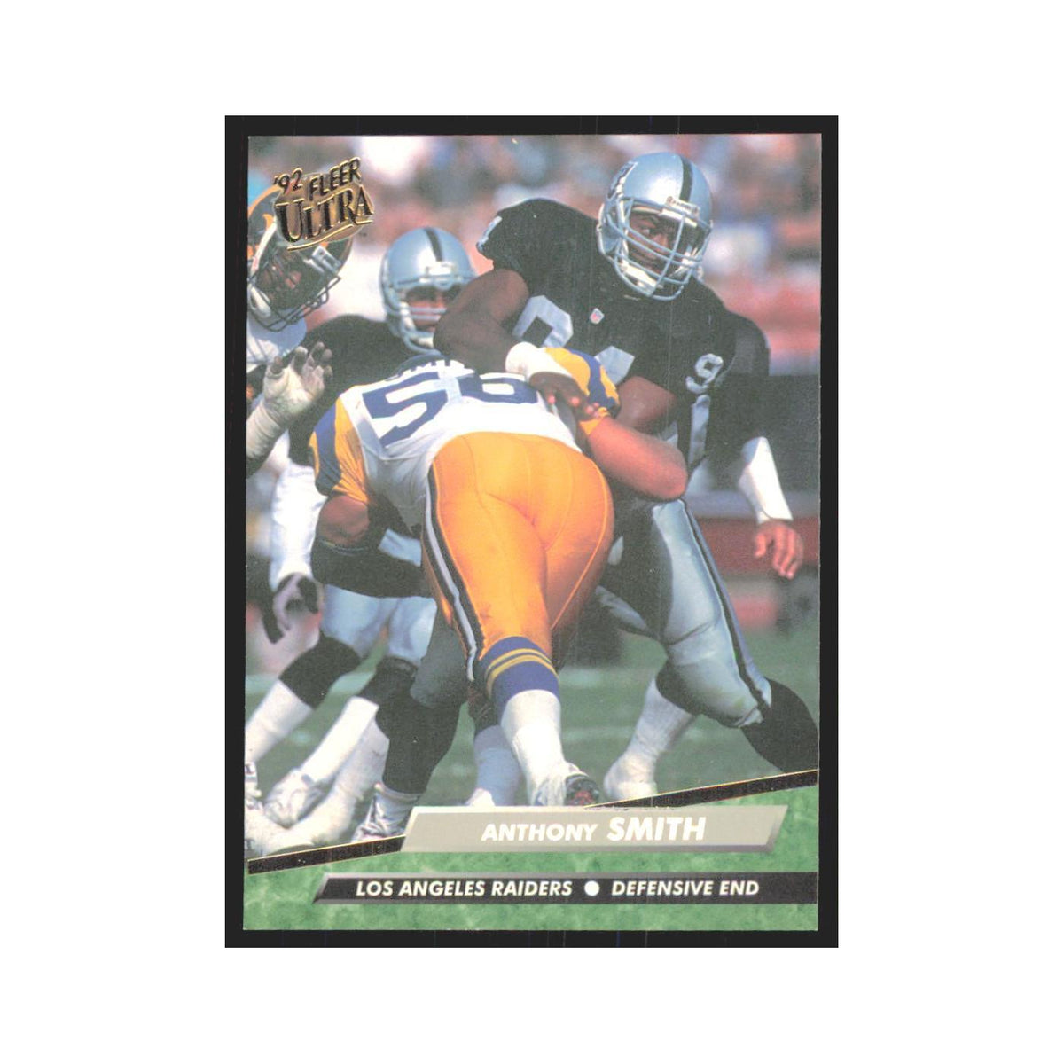 Anthony Smith 1992 Fleer Ultra #199 Football Cards Football Card NM
