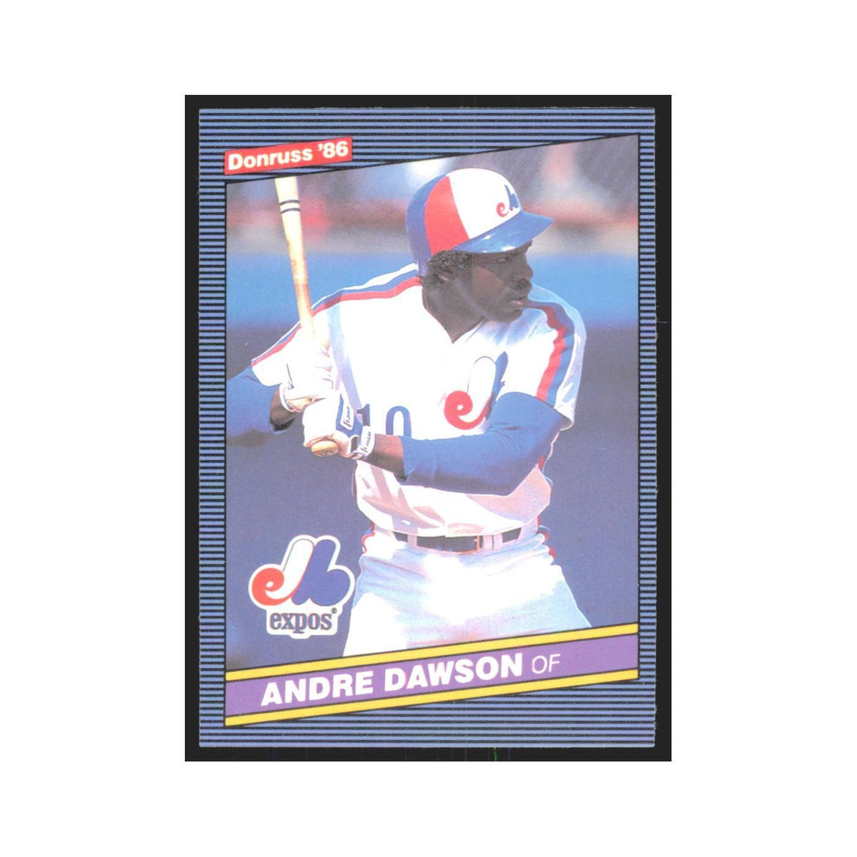 Andre Dawson 1986 Donruss #87 Montreal Expos Baseball Card NM