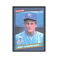 Bret Saberhagen 1986 Donruss #100 Kansas City Royals Baseball Card NM