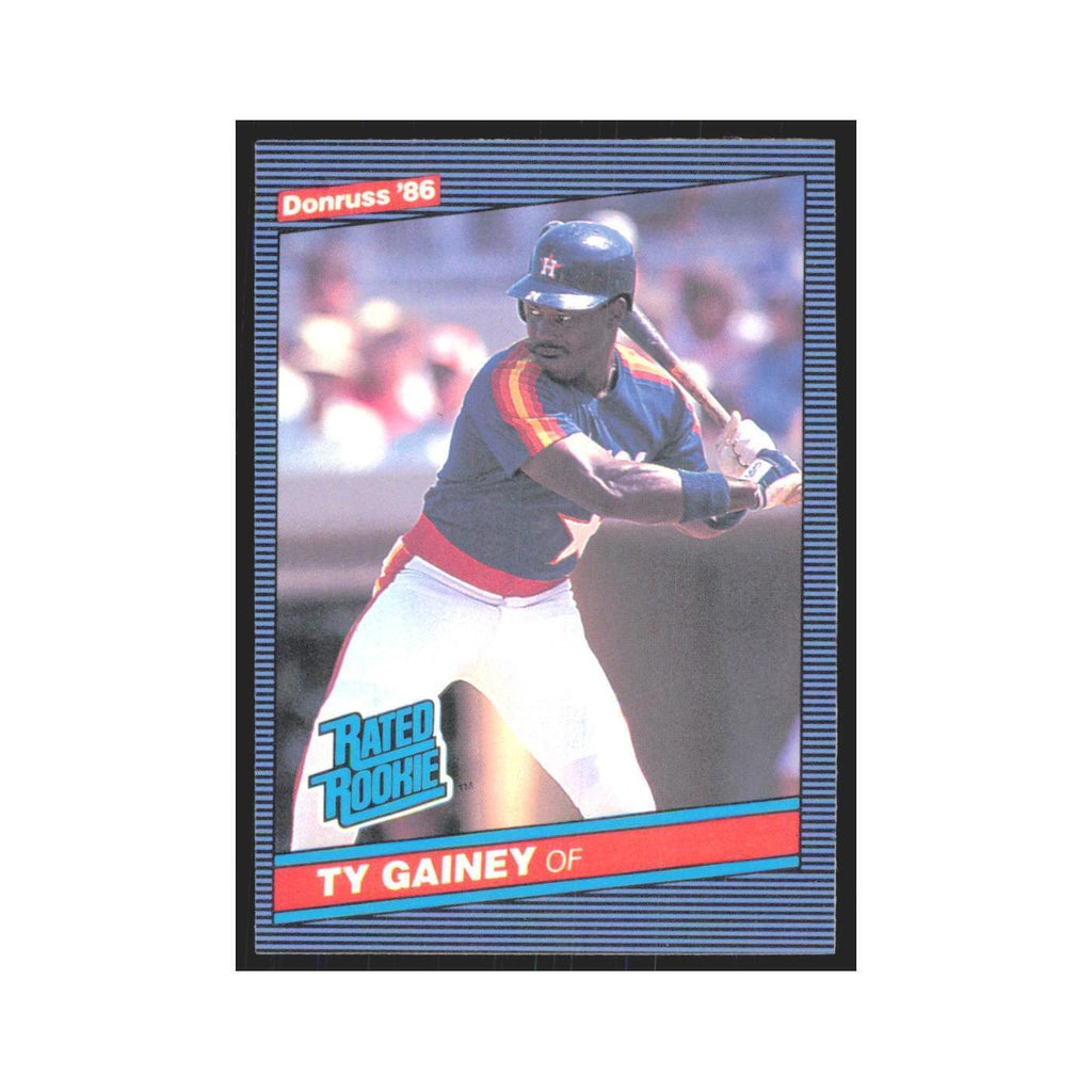 Ty Gainey Rookie 1986 Donruss #31 Houston Astros Baseball Card NM