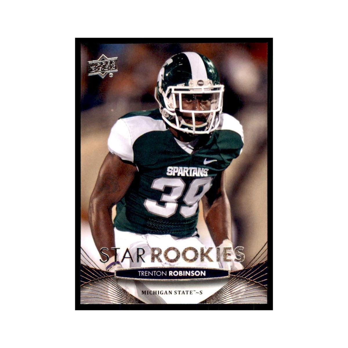 Trenton Robinson Rookie 2012 Upper Deck #145 Football Cards Football Card NM