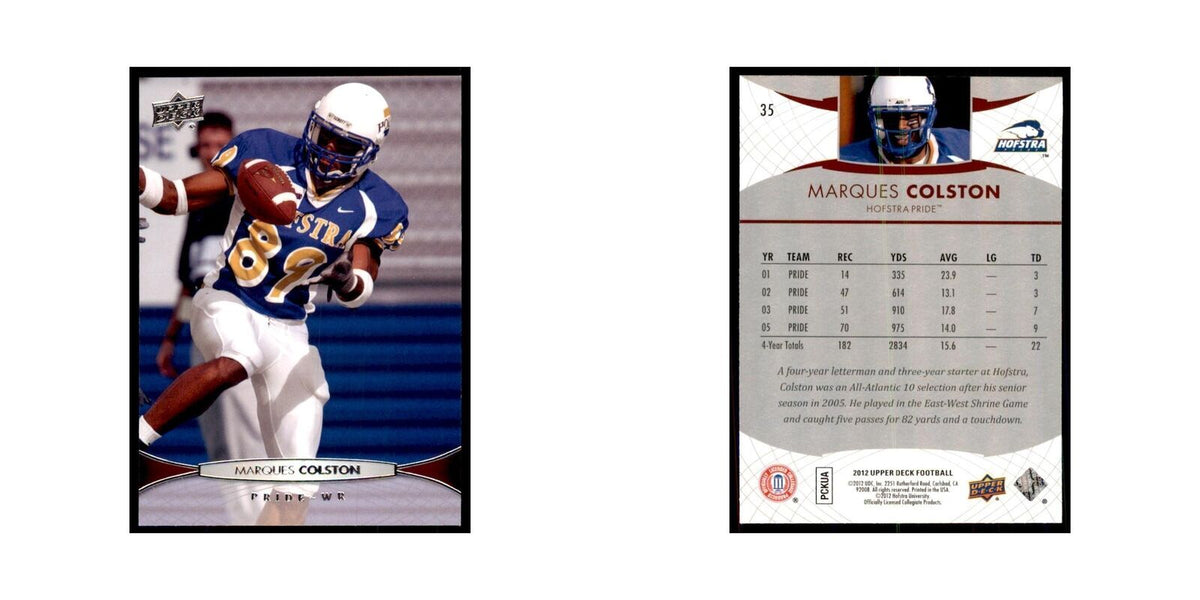 Marques Colston 2012 Upper Deck #35 Football Cards Football Card NM