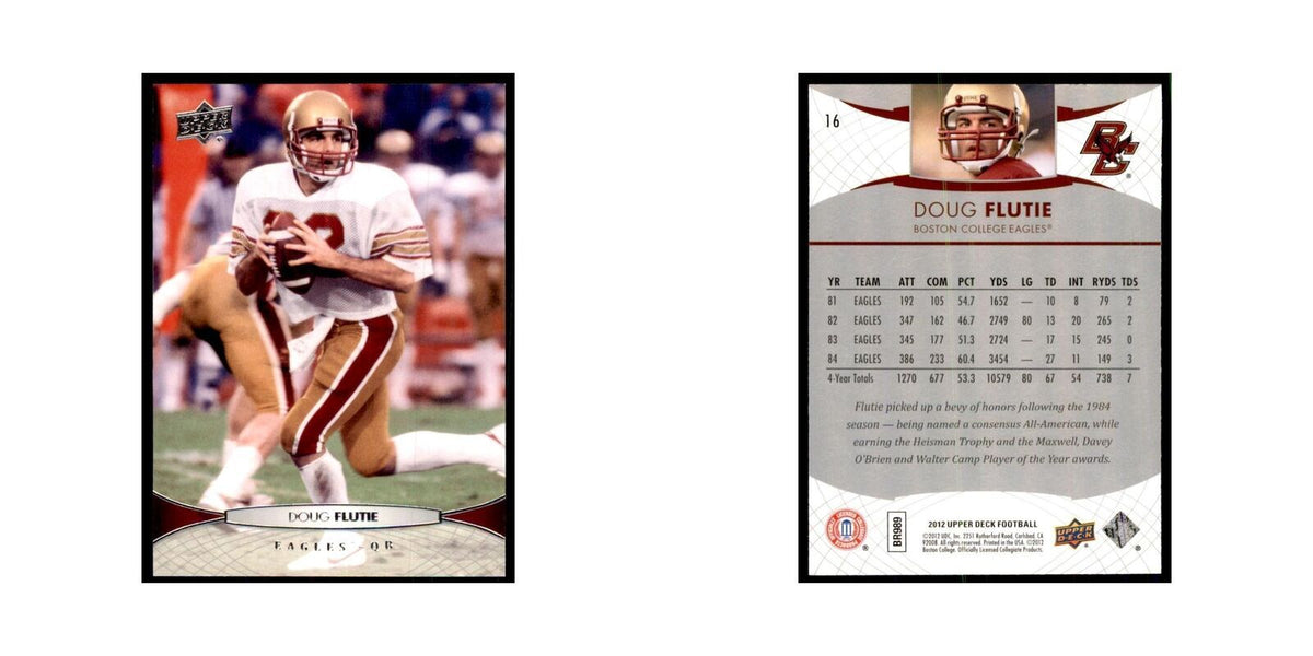 Doug Flutie 2012 Upper Deck #16 Football Cards Football Card NM