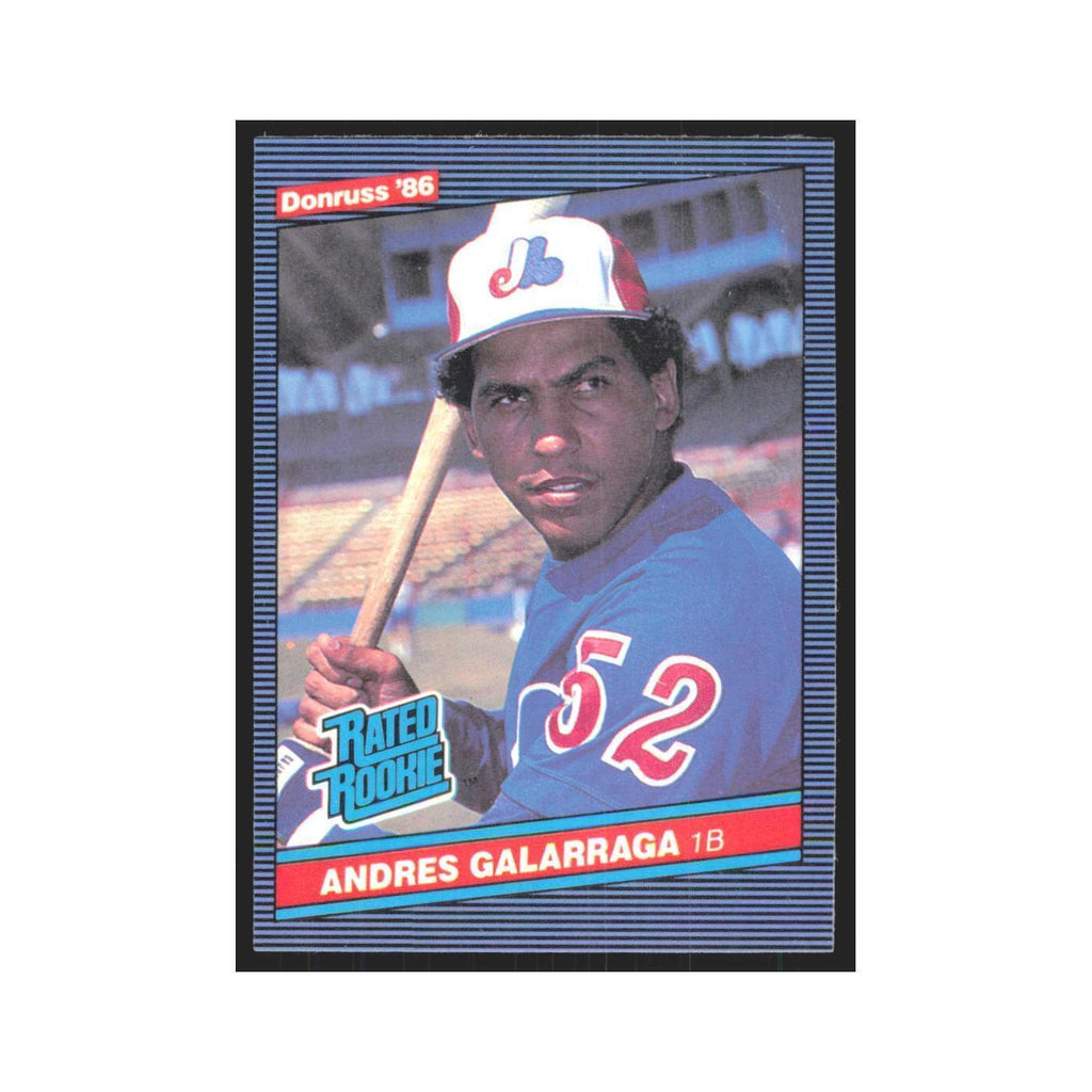 Andres Galarraga Rookie 1986 Donruss #33 Montreal Expos Baseball Card NM