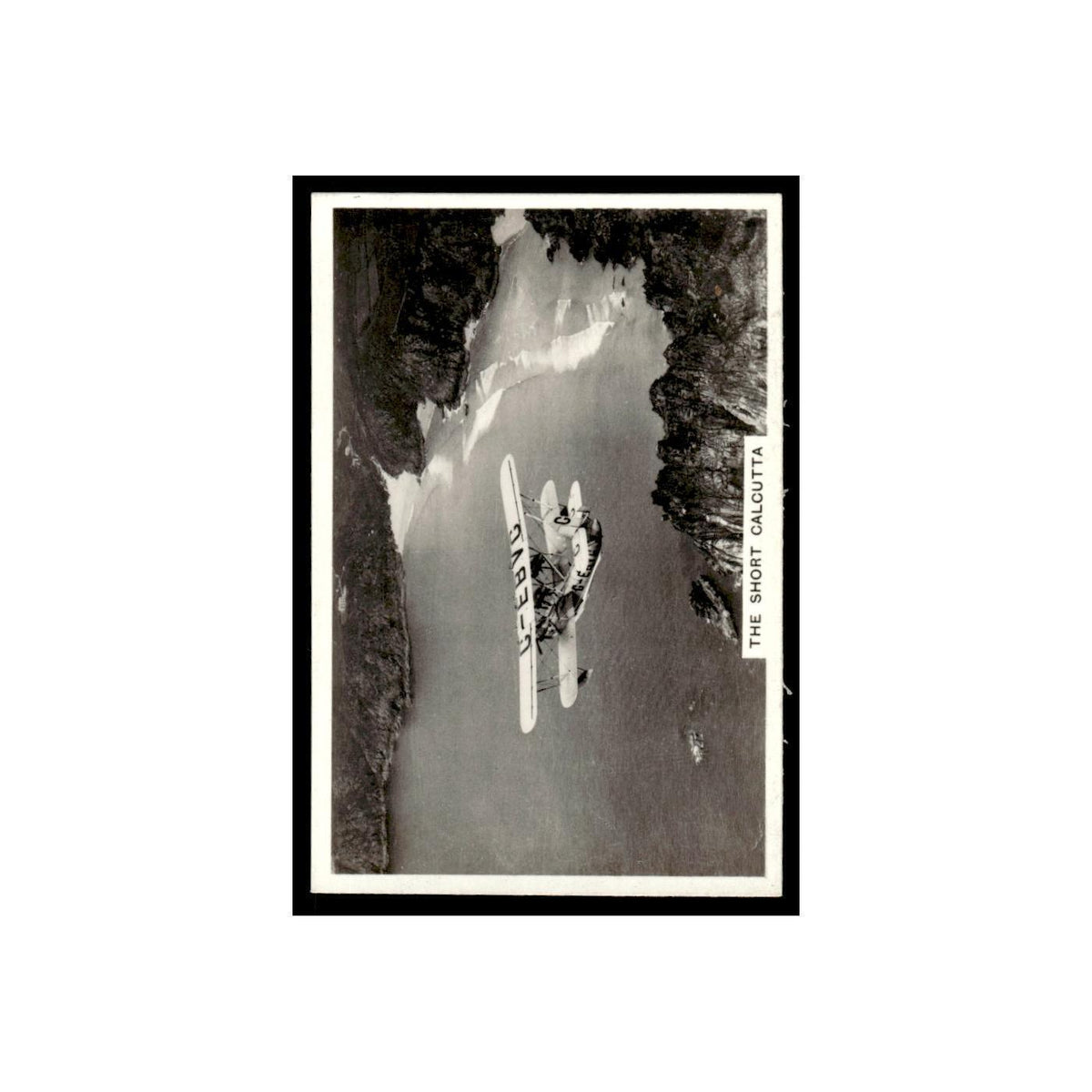 The Short Calcutta 1938 Senior Service Flying #25 Tobacco Card VG