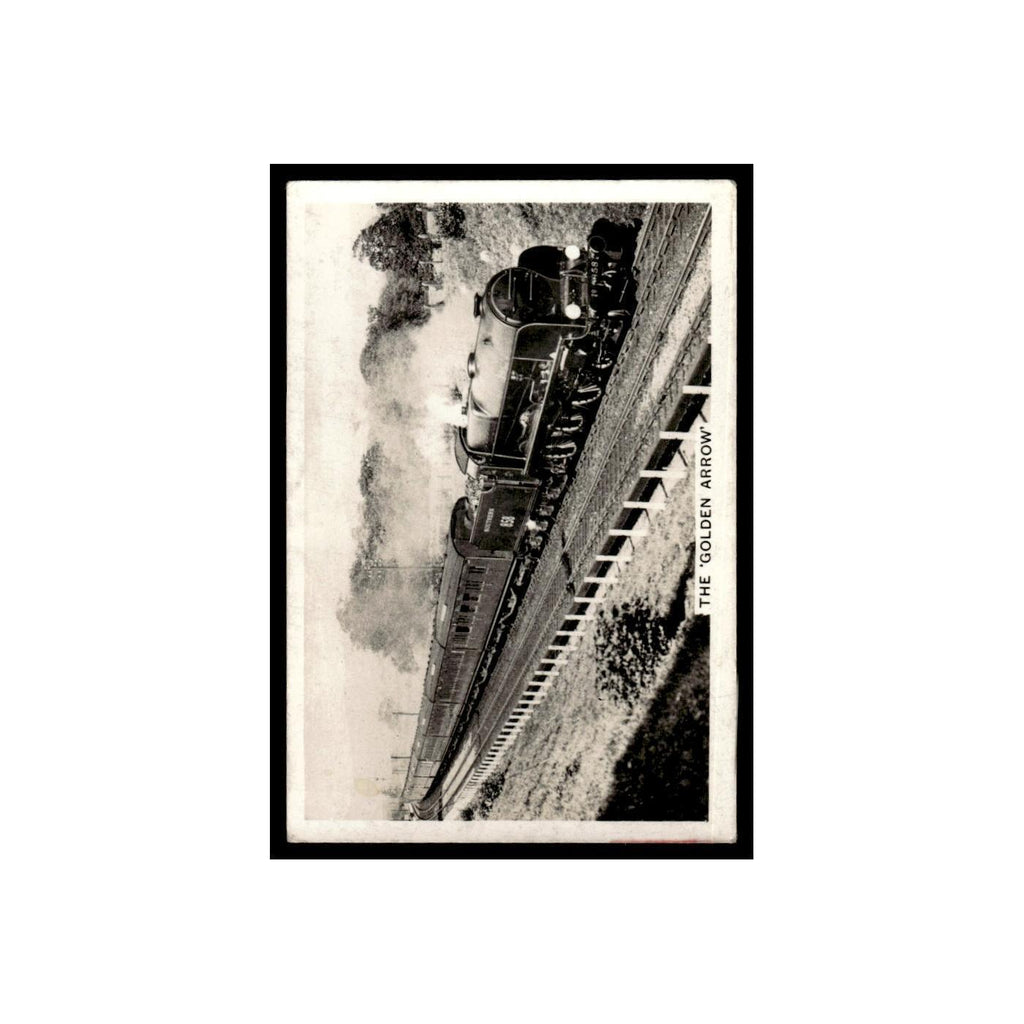 The Golden Arrow 1938 Senior Service British Railways #45 TobaccoCard VG