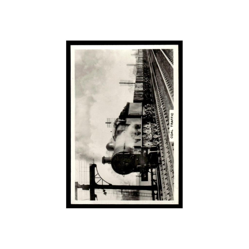 Coal Traffic 1938 Senior Service British Railways #10 Tobacco Card VG