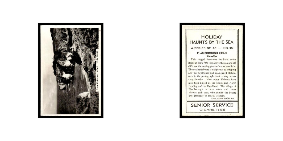 Flamborough Head 1938 Senior Service Holiday Haunts by the Sea #40 VG