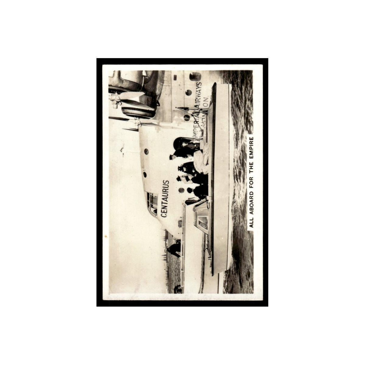 All Aboard For The Empire 1938 Senior Service Flying #45 Tobacco Card VG