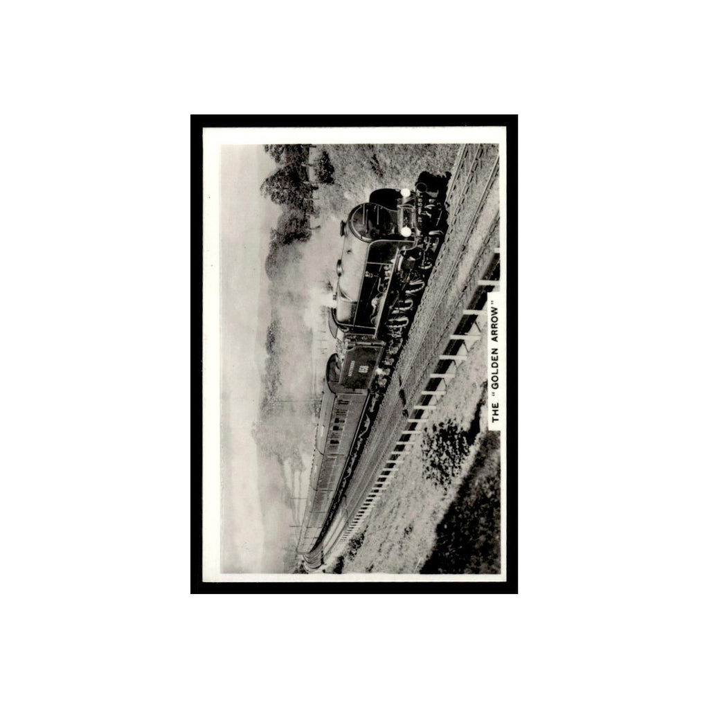 The Golden Arrow 1938 Senior Service British Railways #45 Tobacco Card VG