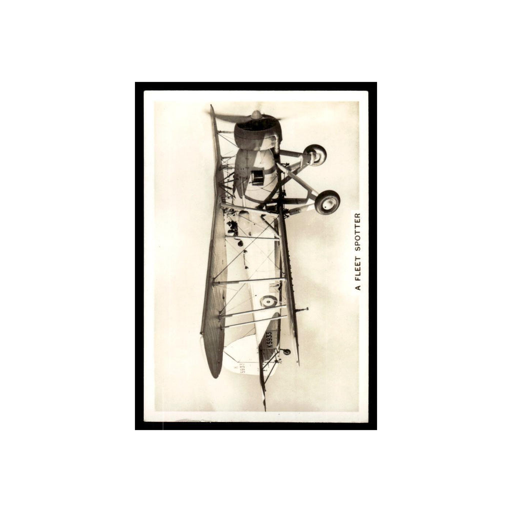 A Fleet Spotter 1938 Senior Service Flying #31 Tobacco Card VG