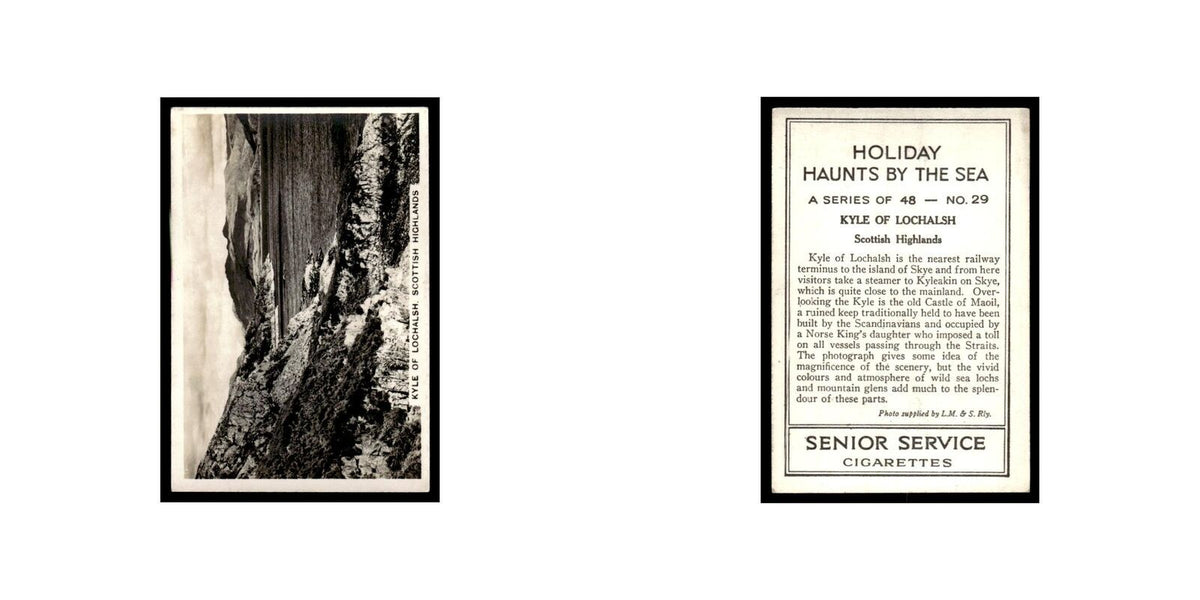Kyle of Lochalsh 1938 Senior Service Holiday Haunts by the Sea #29 VG