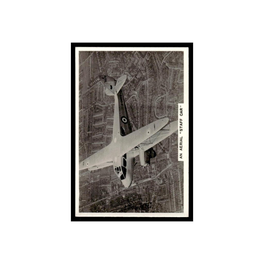 Aerial Staff Car 1938 Senior Service Flying #41 Tobacco Card VG