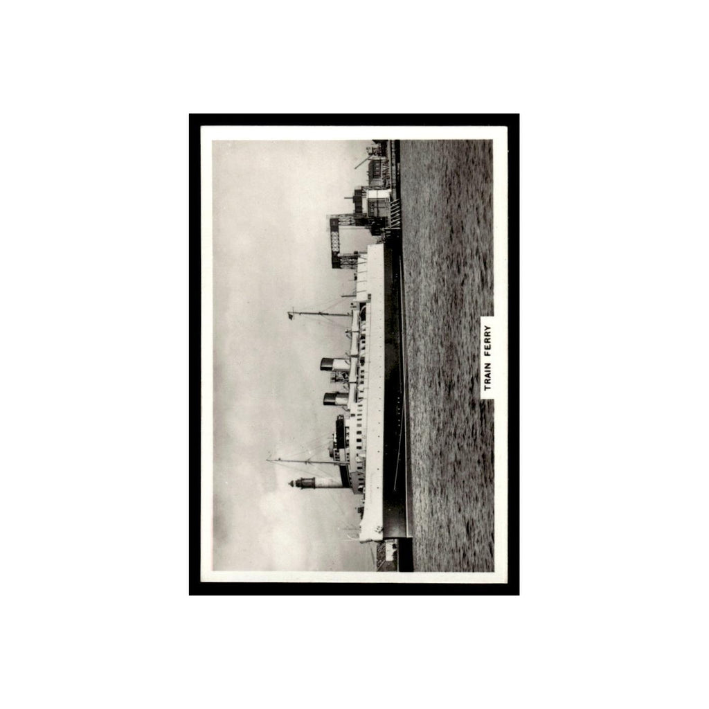 Train Ferry 1938 Senior Service British Railways #20 Tobacco Card VG