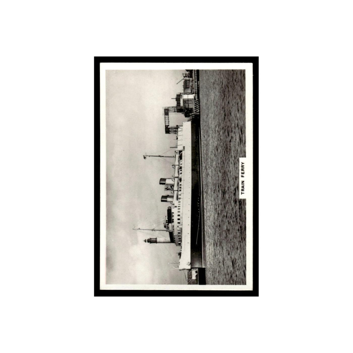 Train Ferry 1938 Senior Service British Railways #20 Tobacco Card VG
