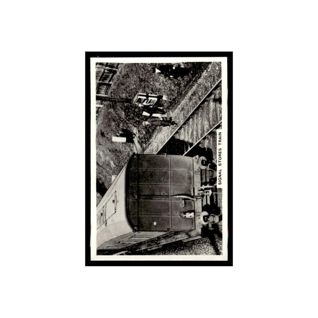 Signal Stores Train 1938 Senior Service British Railways #15 Tobacco Card VG