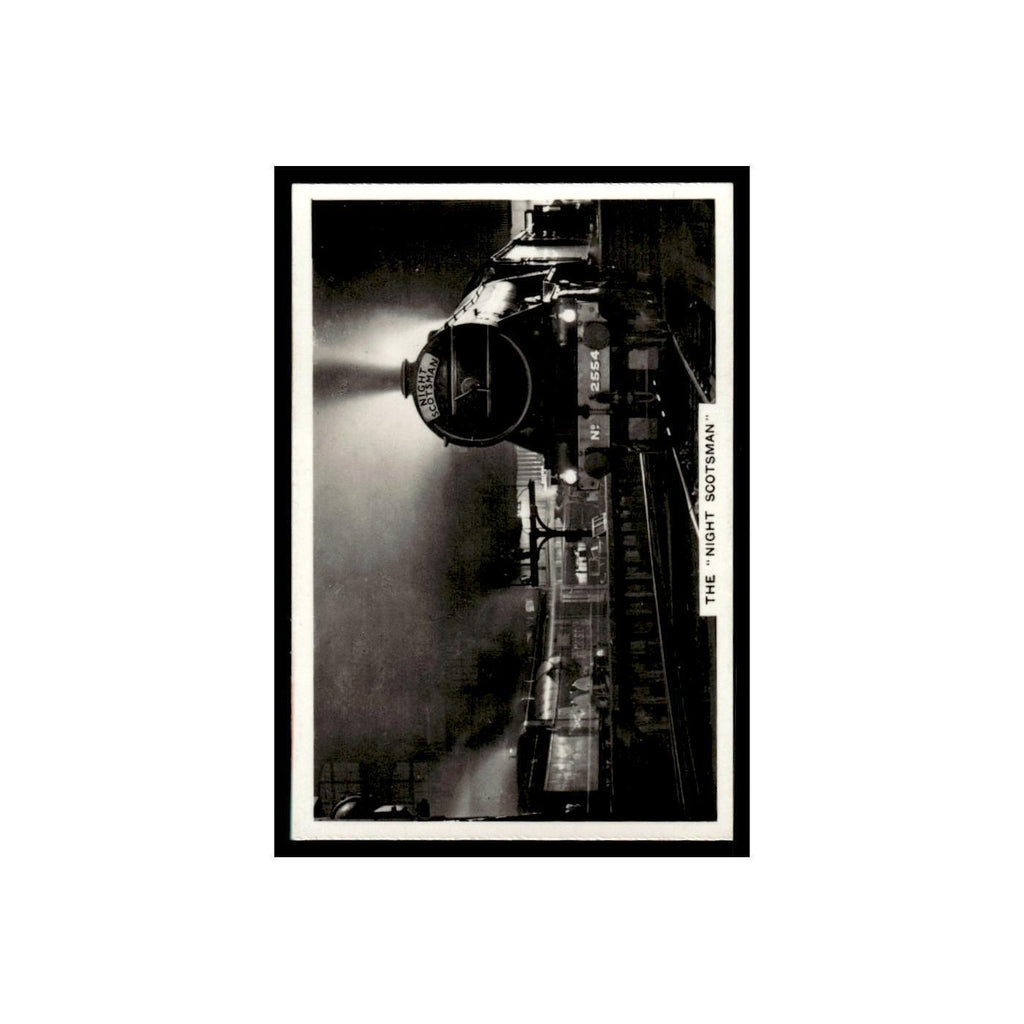 The Night Scotsman 1938 Senior Service British Railways #34 Tobacco Card VG
