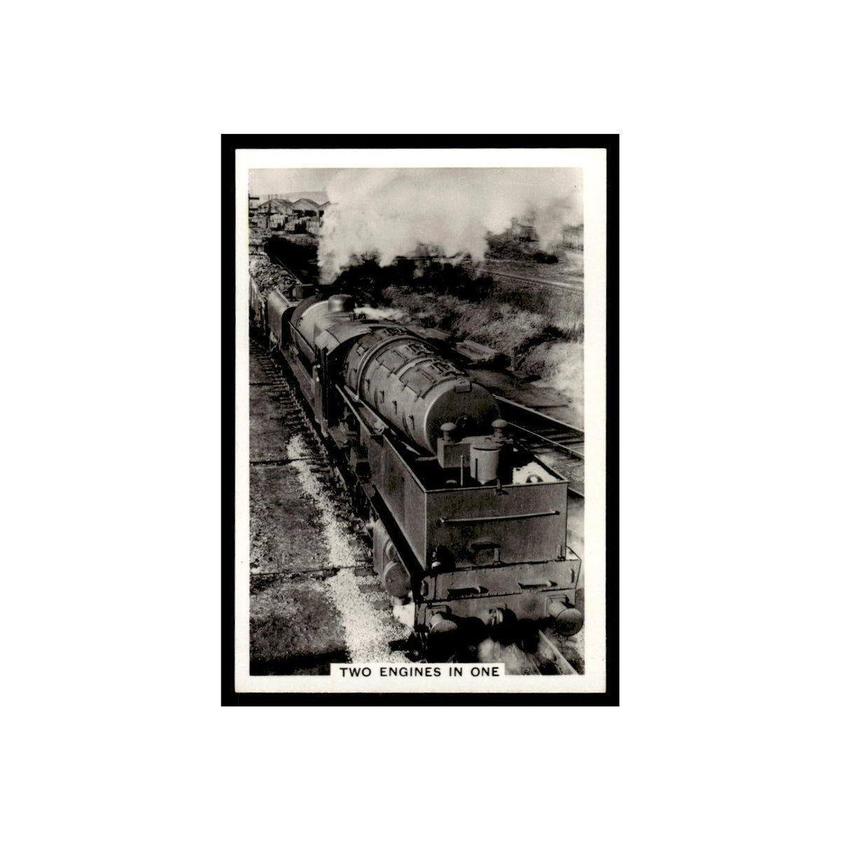Two Engines In One 1938 Senior Service British Railways #33 Tobacco Card VG
