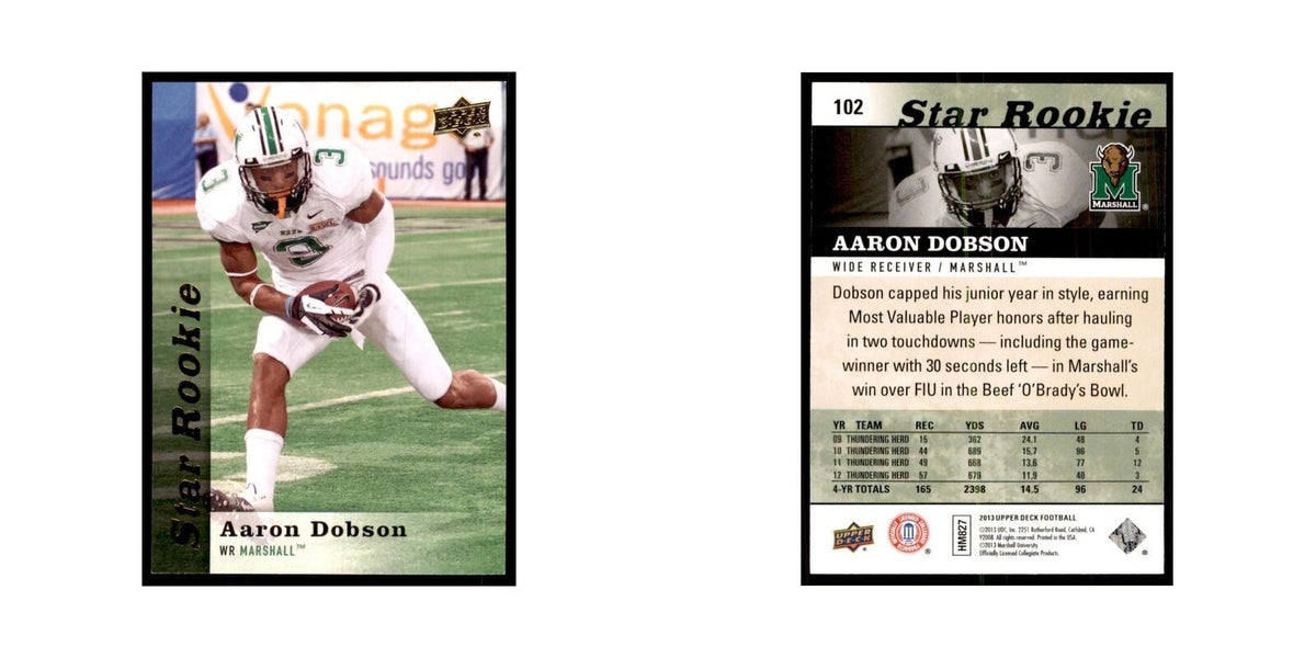 Aaron Dobson 2013 Upper Deck #102 Football Cards Football Card NM