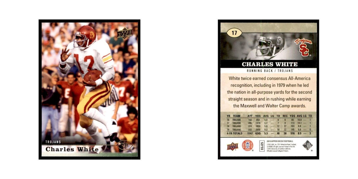Charles White 2013 Upper Deck #17 Football Cards Football Card NM
