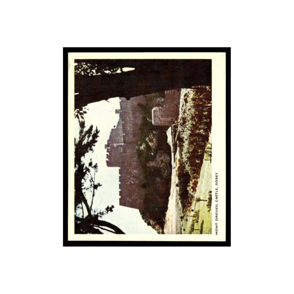 Mont Orgueil Castle 1968 Virginia Cigarettes Around About in Jersey #19 VG