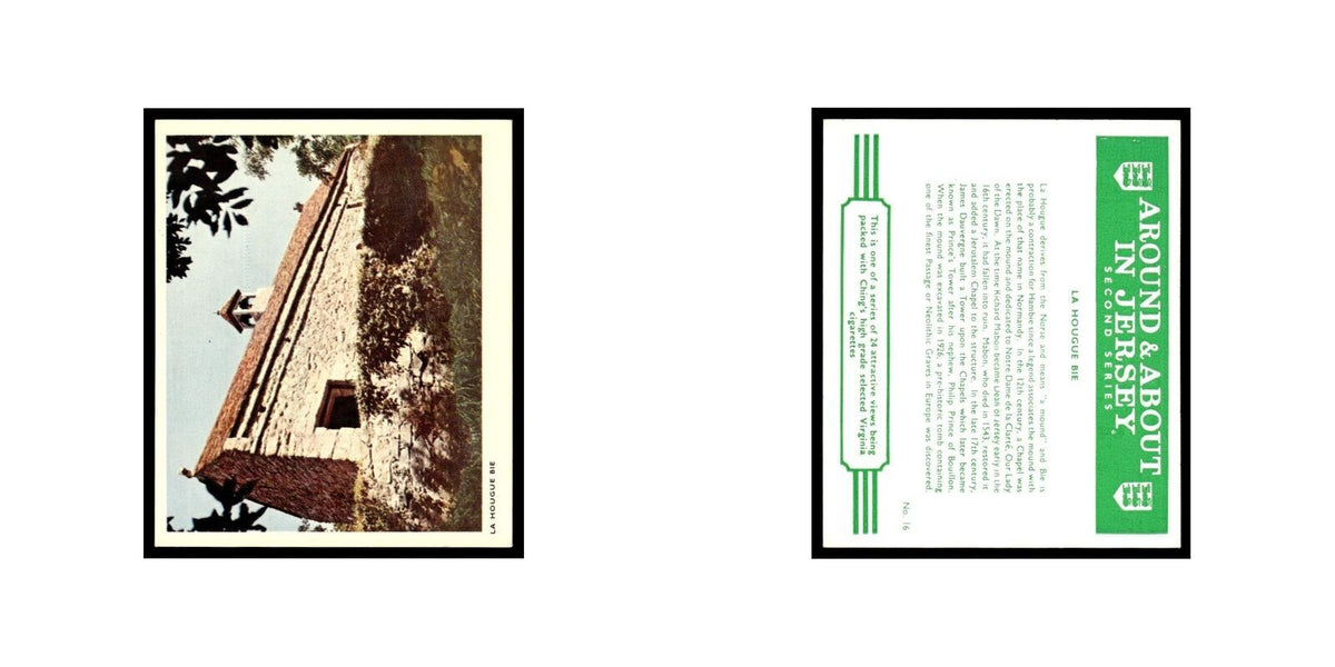La Hougue Bie 1968 Virginia Cigarettes Around About in Jersey #16 VG