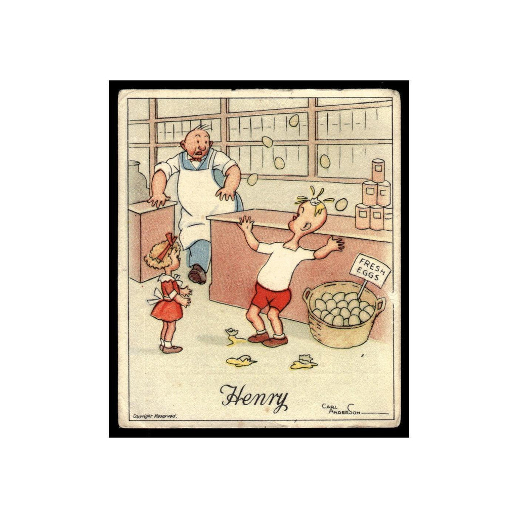 Henry 1936 Kensitas House 2nd Series #7 Tobacco Card Poor