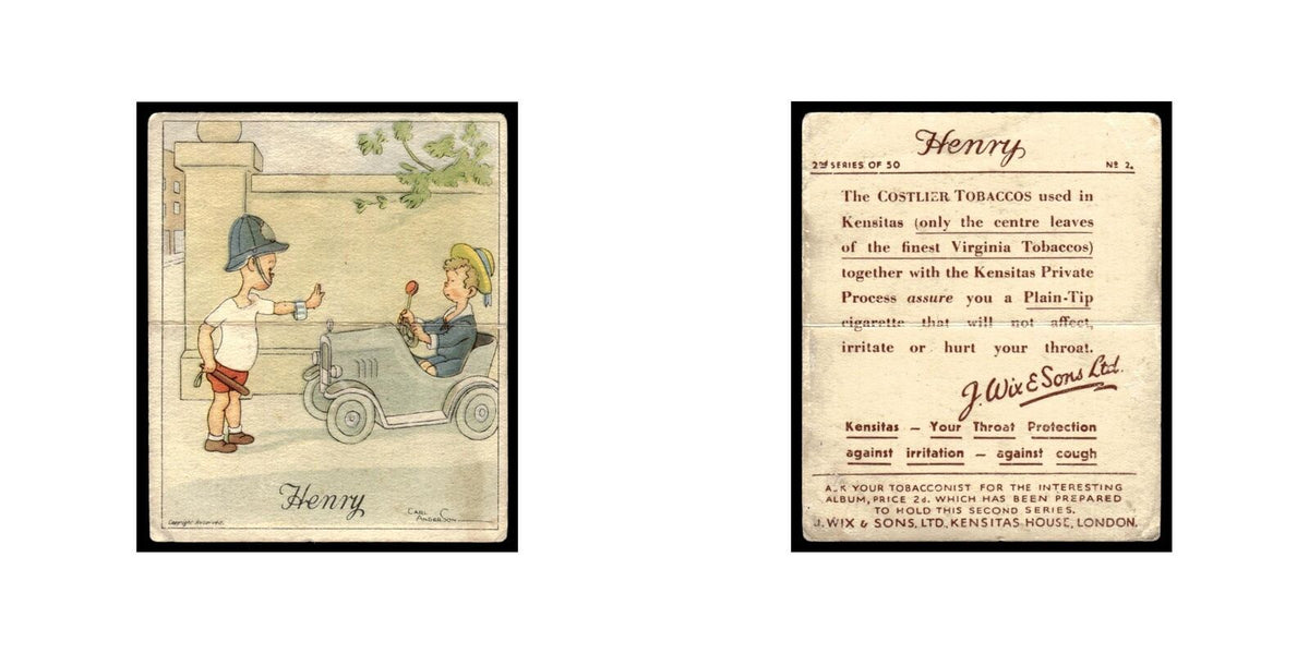 Henry 1936 Kensitas House 2nd Series #2 Tobacco Card Poor