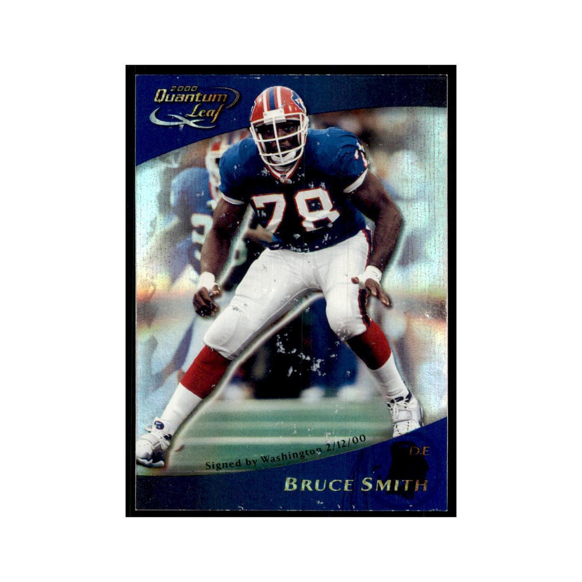 Bruce Smith 2000 Quantum Leaf #31 Football Cards Football Card NM