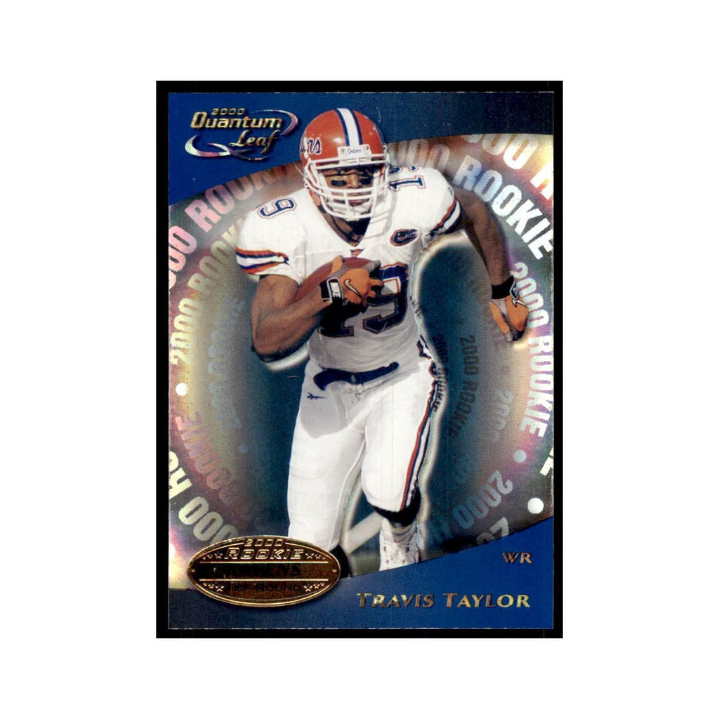 Travis Taylor Rookie 2000 Quantum Leaf #307 Football Cards Football Card NM