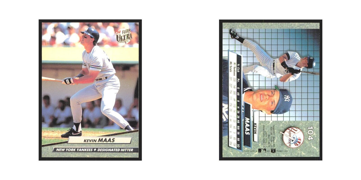 Kevin Maas 1992 Fleer Ultra #104 New York Yankees Baseball Card NM