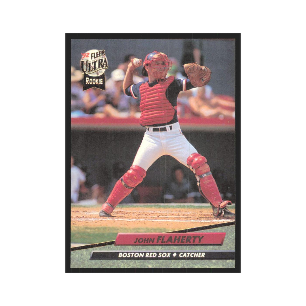 John Flaherty Rookie 1992 Fleer Ultra #313 Boston Red Sox Baseball Card NM