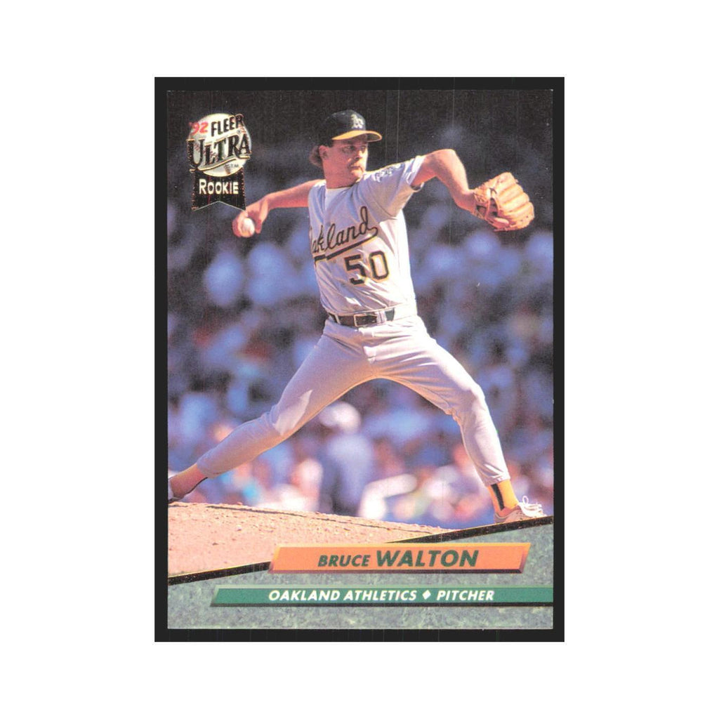 Bruce Walton Rookie 1992 Fleer Ultra #428 Oakland Athletics Baseball Card NM