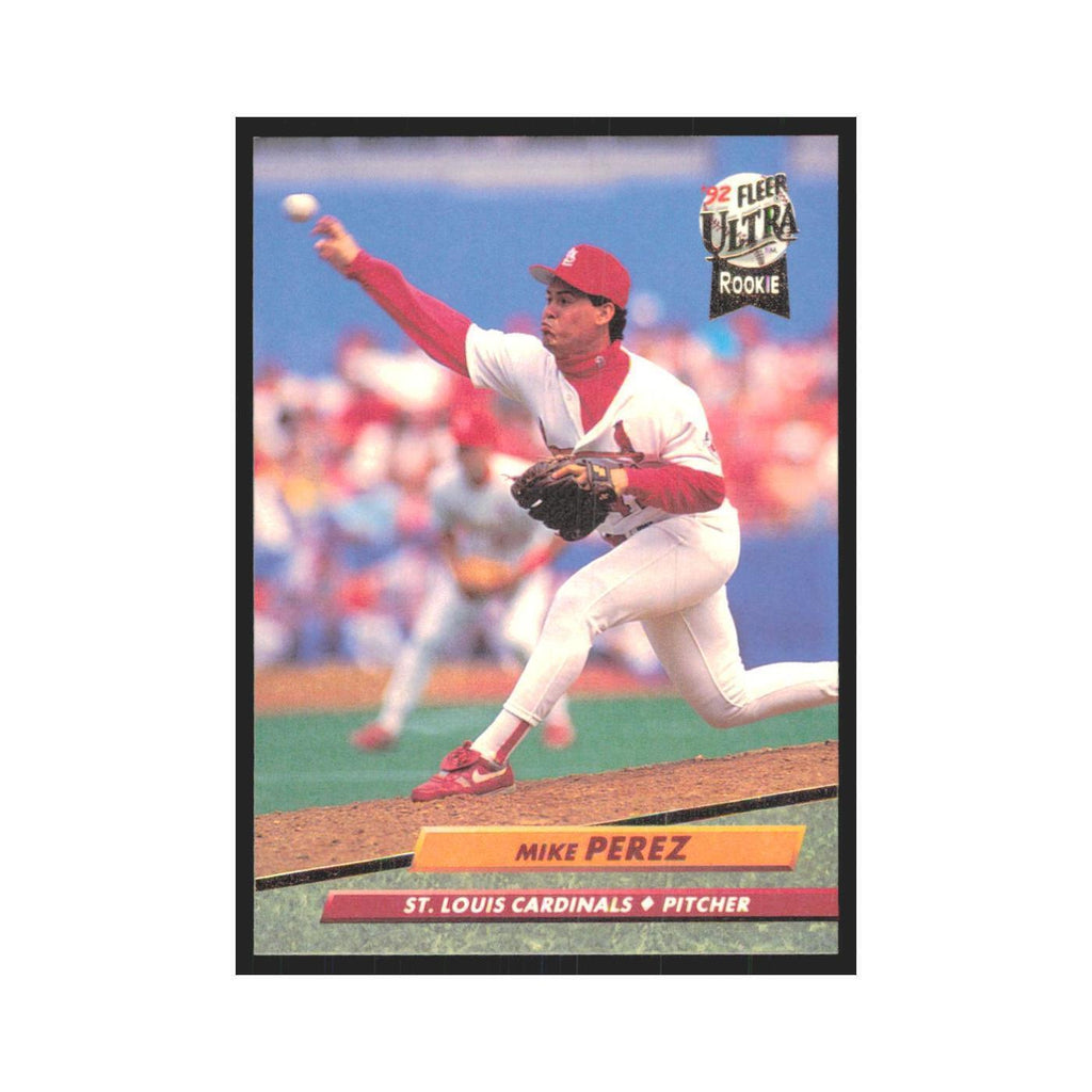 Mike Perez 1992 Fleer Ultra #571 St. Louis Cardinals Baseball Card NM